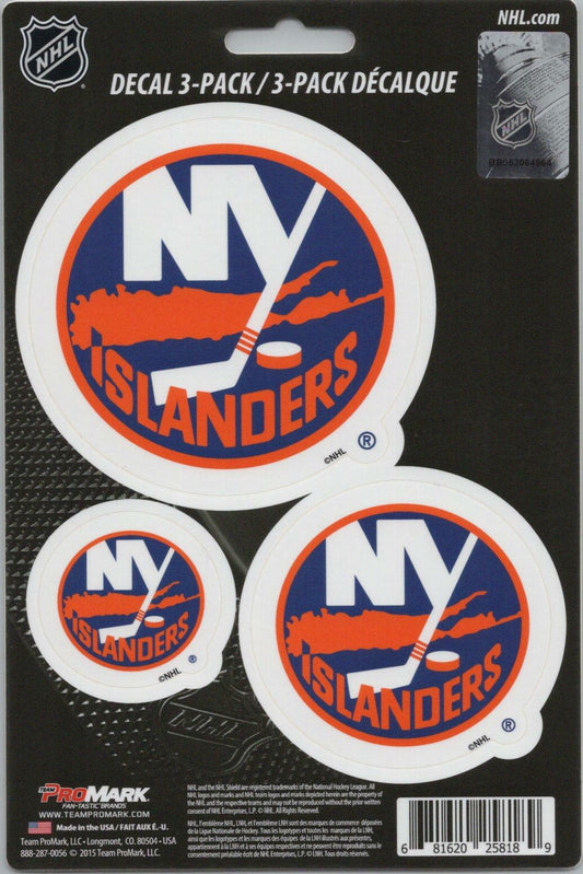 Team ProMark NHL New York Islanders Standard Team Hockey Decals