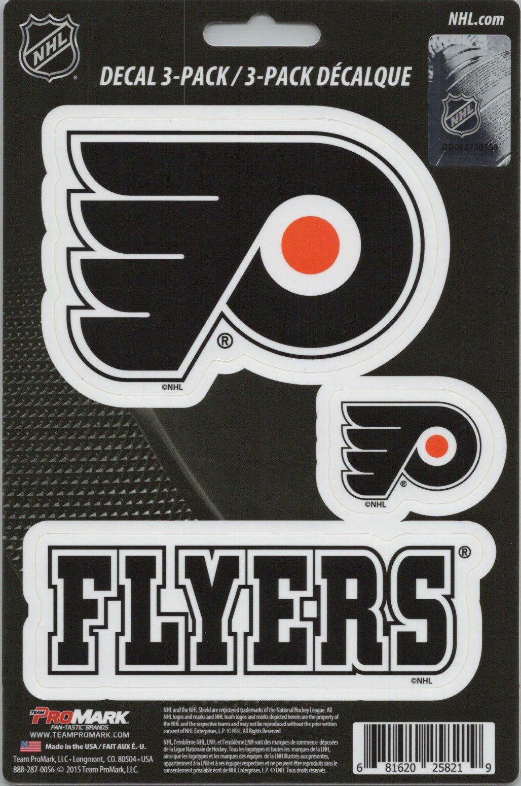 Team ProMark NHL Philadelphia Flyers Standard Team Hockey Decals