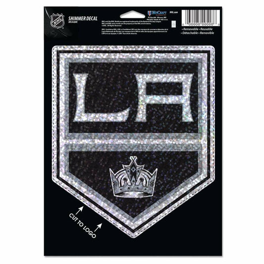 Wincraft Los Angeles Kings Shimmer Decal 5 by 7-Inch Hockey