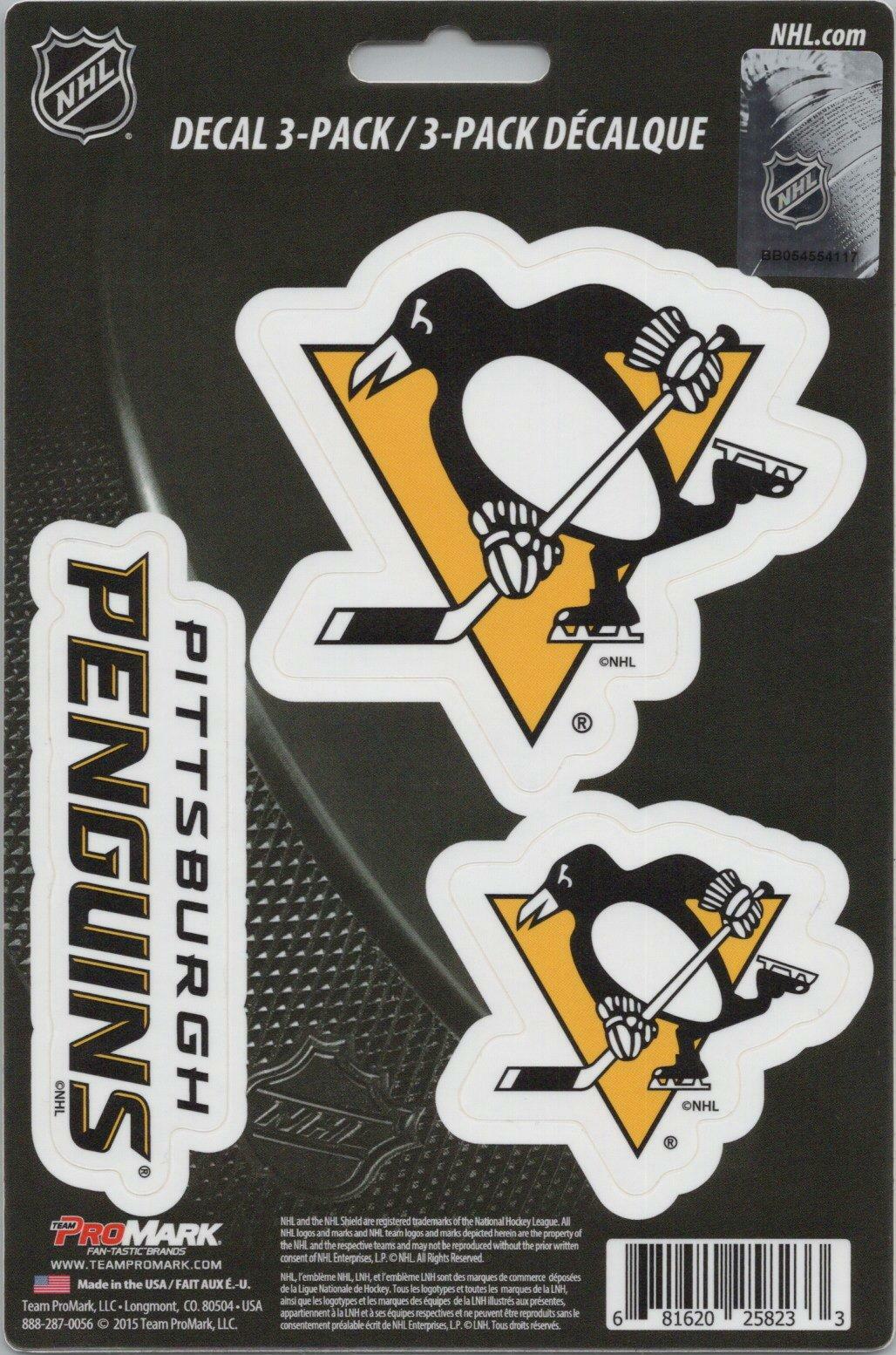 Team ProMark NHL Pittsburgh Penguins Standard Team Hockey Decals