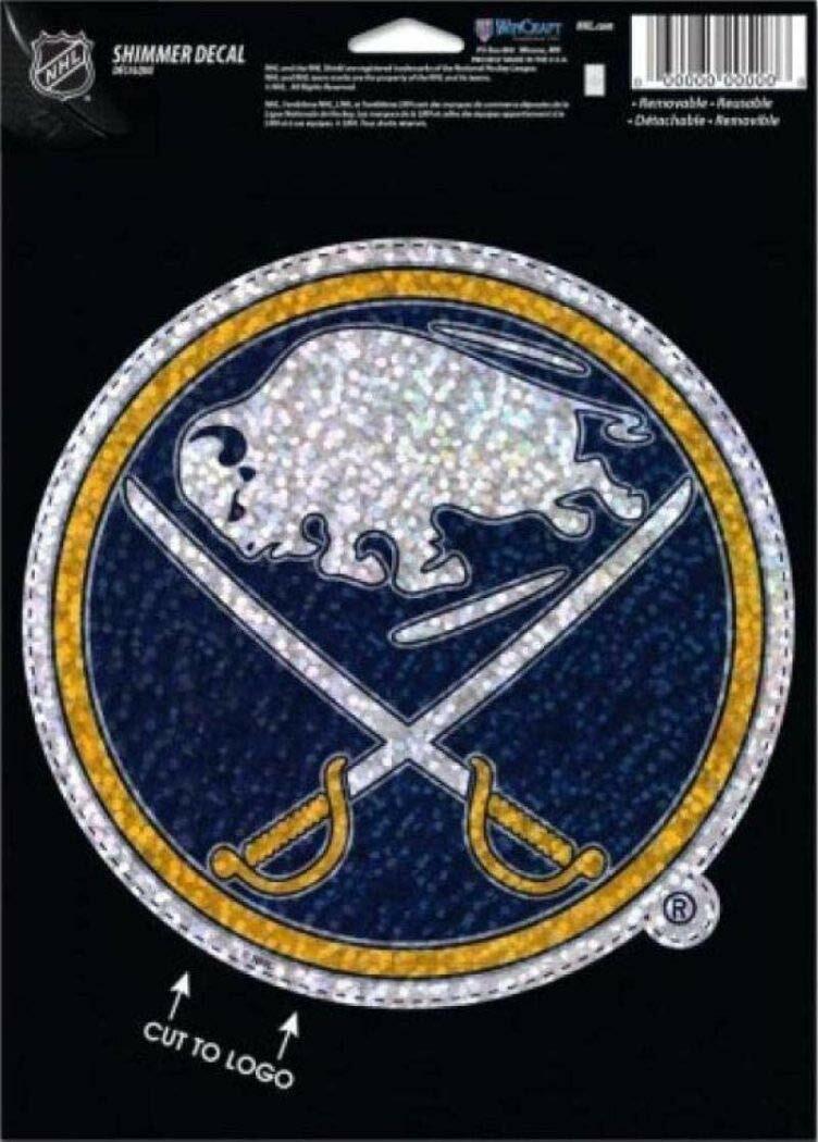 Wincraft Buffalo Sabres Shimmer Decal 5 by 7-Inch Hockey