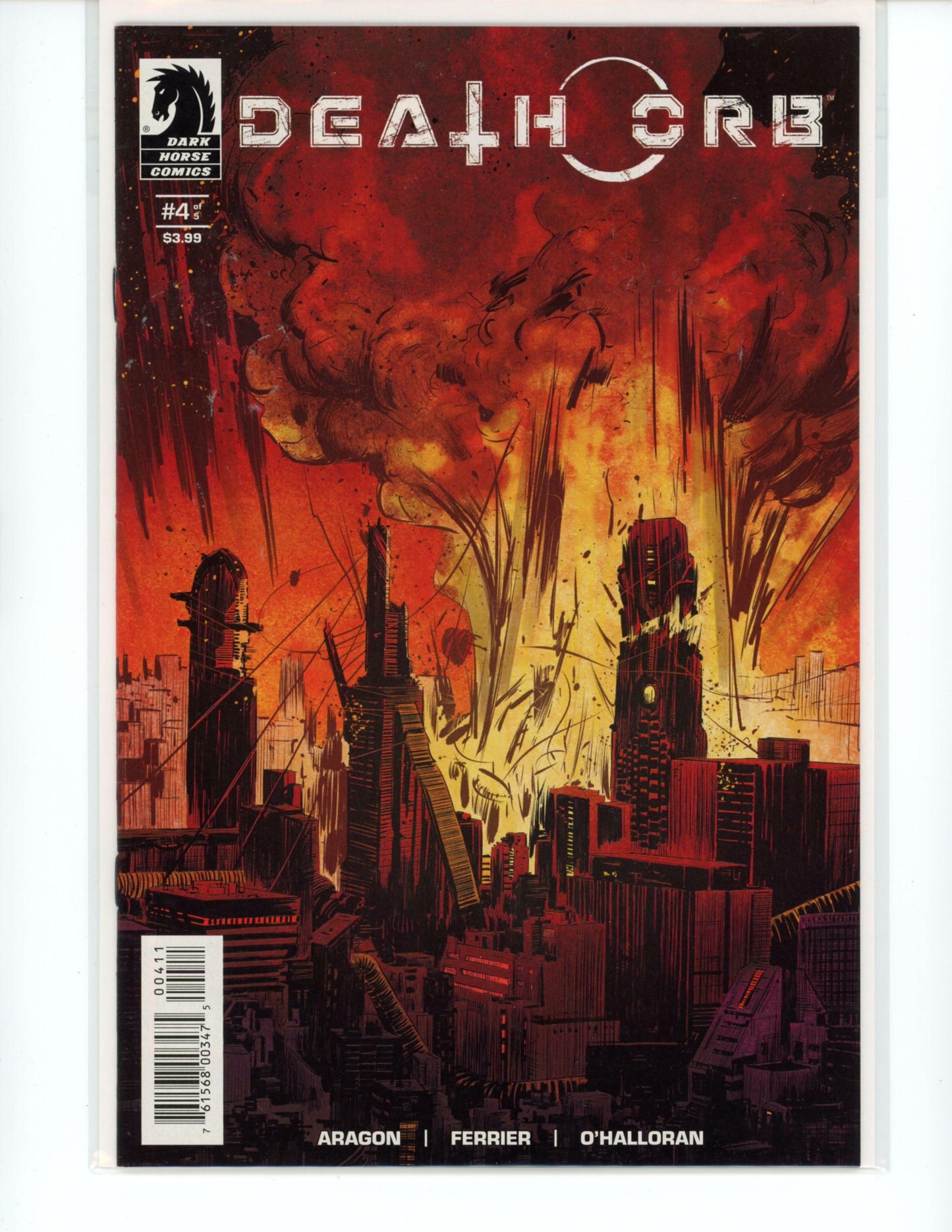 Death Orb 1 / Aragon / Ferrier / Dark Horse Magazine Comic Book B22-83