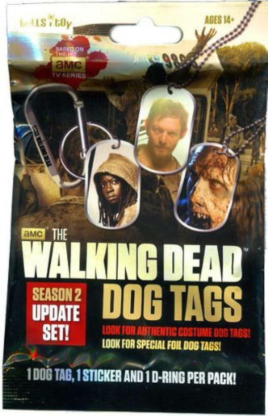 Bullsitoy Walking Dead Season 2 Update Dog Tag Sealed Pack
