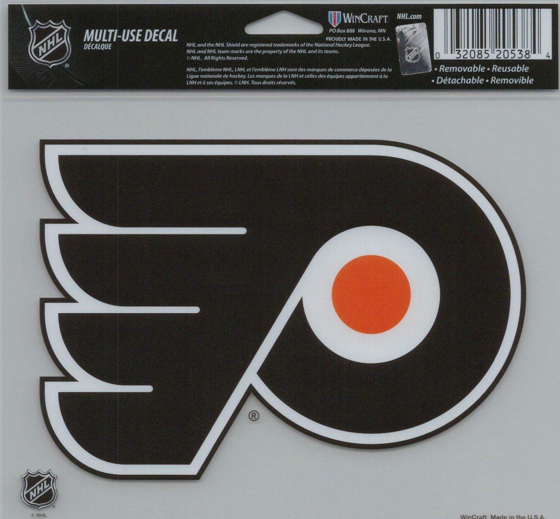 Wincraft NHL Philadelphia Flyers Multi-Use Colored Decal, 5-Inchx6-Inch