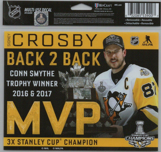 Wincraft NHL Jack Eichel Sabres Multi-Use Colored Decal, 5-Inchx6-Inch