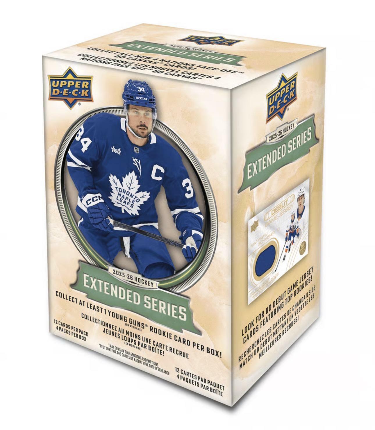 2025-26 Upper Deck Extended Sealed Hockey Box