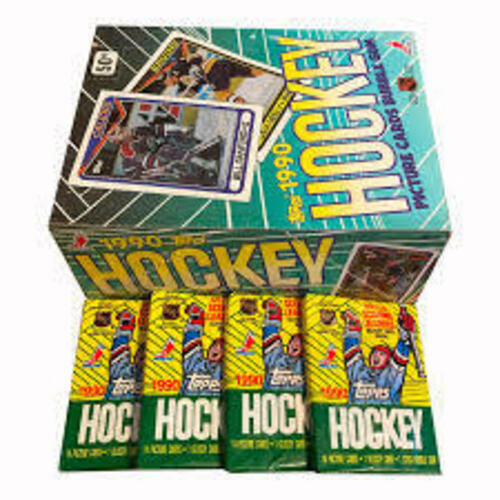 1990-91 Topps Hockey Wax Box  (36 Packs Per Box)