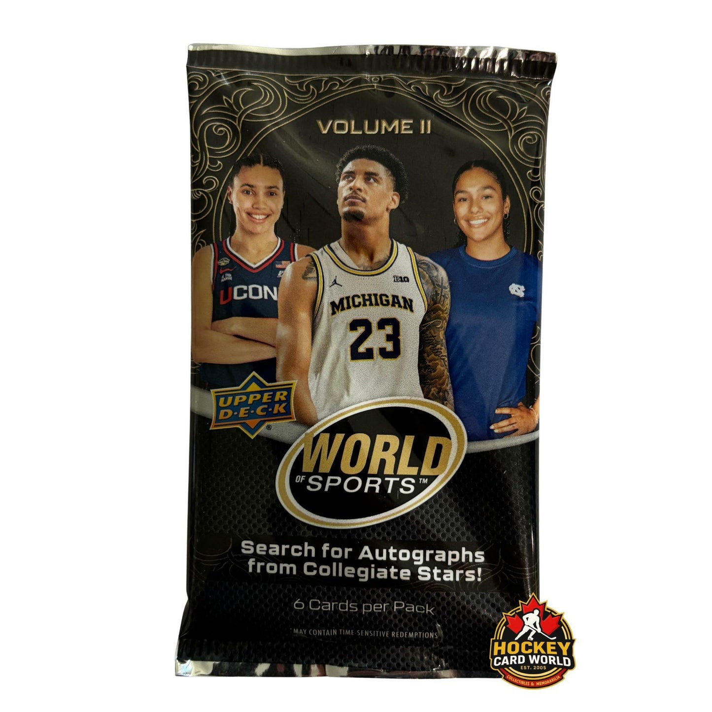 2025 Upper Deck World of Sports Volume 2 Sealed Single Pack