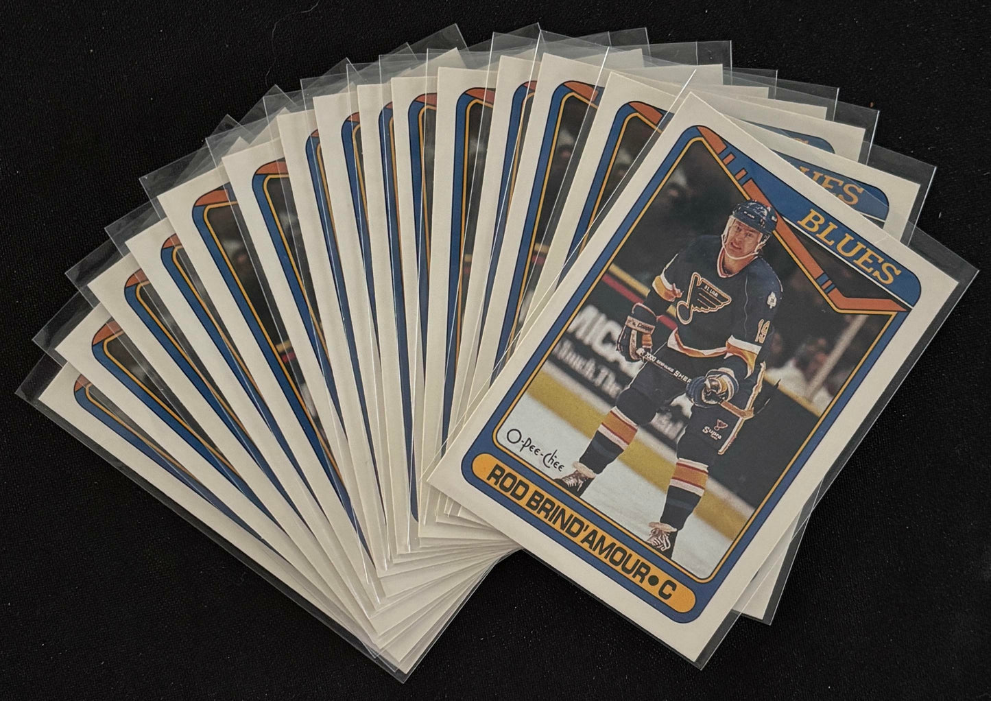 1990-91 O-Pee-Chee #332 Rod Brind'Amour RC Rookie - Hockey Lot of 15