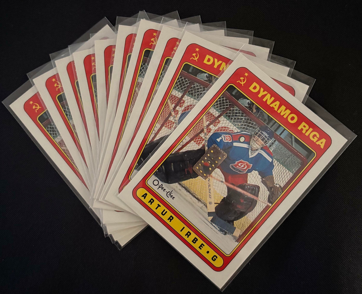 1990-91 O-Pee-Chee #501 Arturs Irbe RC Rookie - Hockey Lot of 10