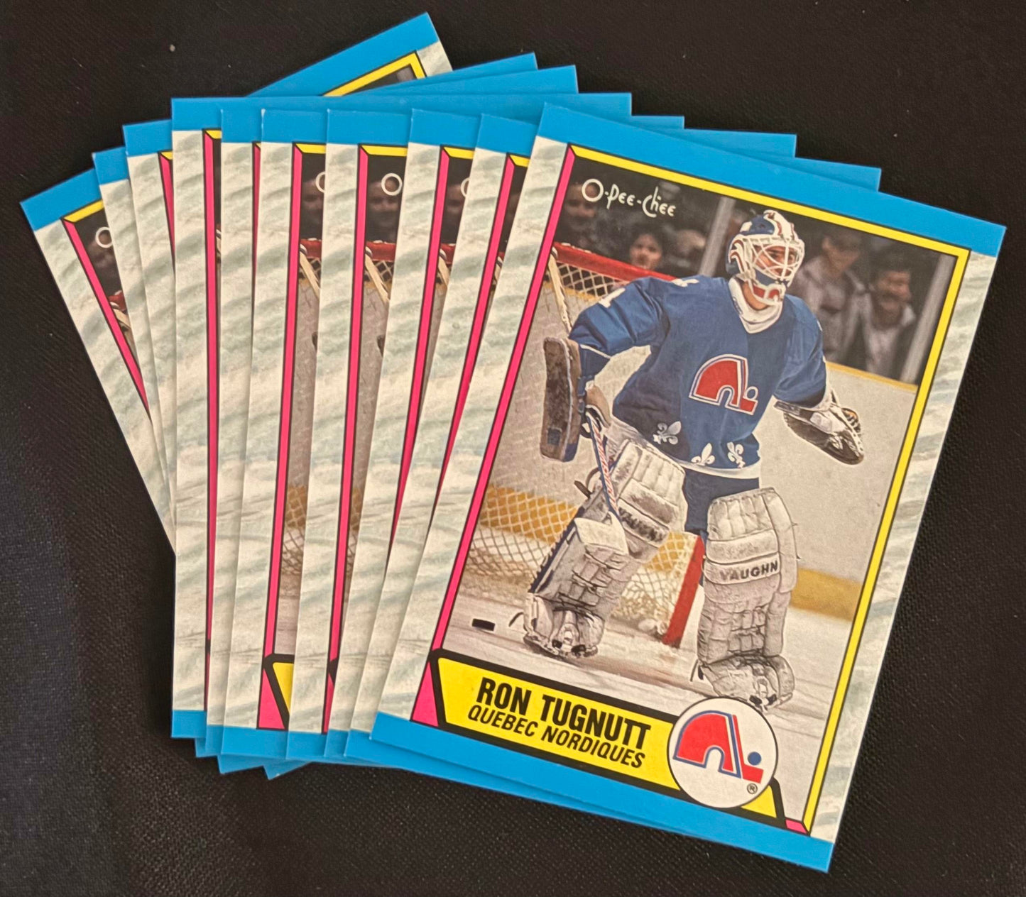1989-90 O-Pee-Chee #263 Ron Tugnutt RC Rookie - Hockey Lot of 10