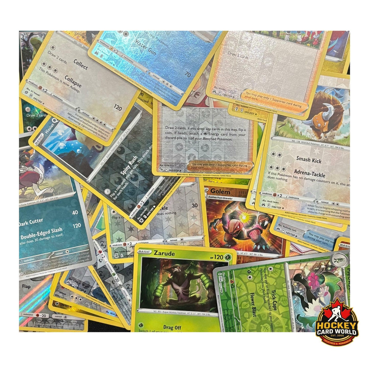 Pokemon Lot of 290 Mixed Cards - Includes 40 Holo/Reverse Holo