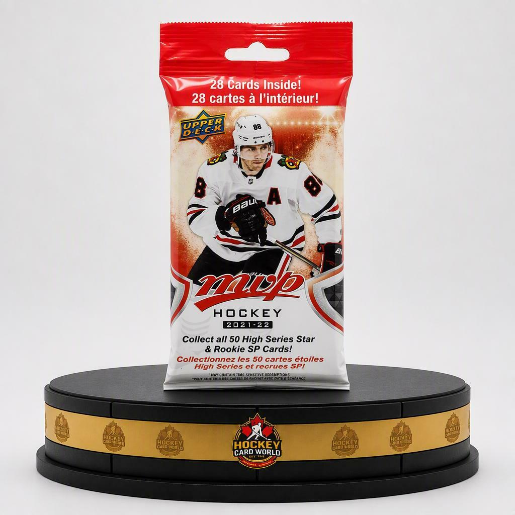 2021-22 Upper Deck MVP Factory Sealed 28 Card Jumbo Fat Pack