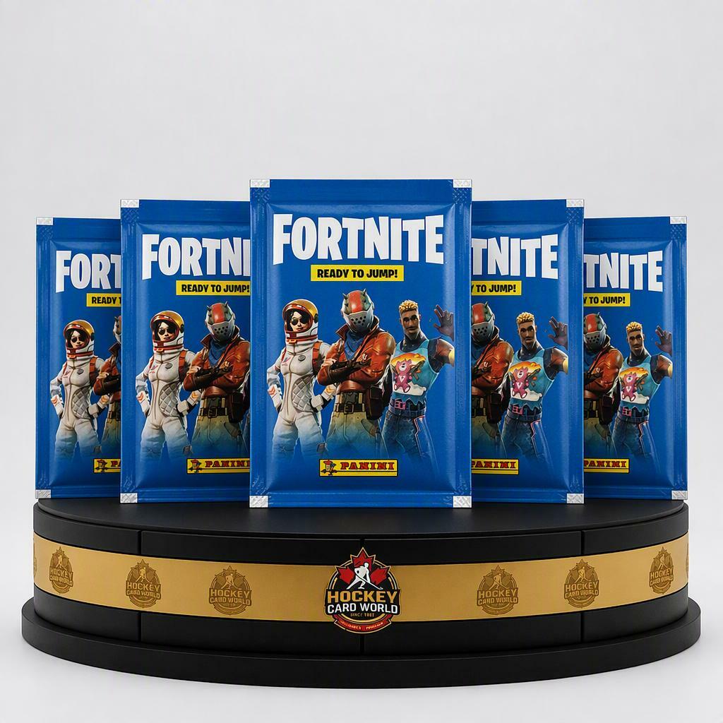 2019 Panini Fortnite Ready to Jump Sealed Sticker Pack Lot of 5