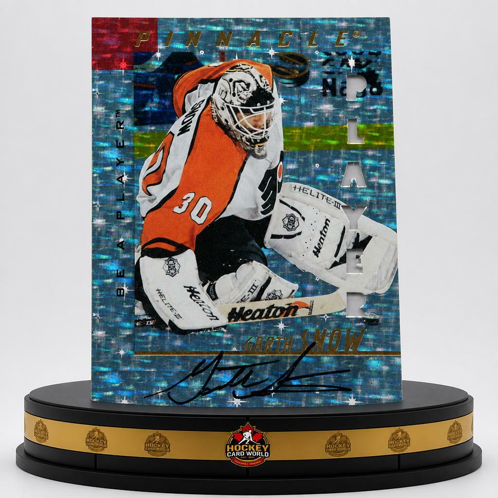 1997-98 Be A Player Garth Snow Prismatic SP Die-Cut /100 Auto V106009