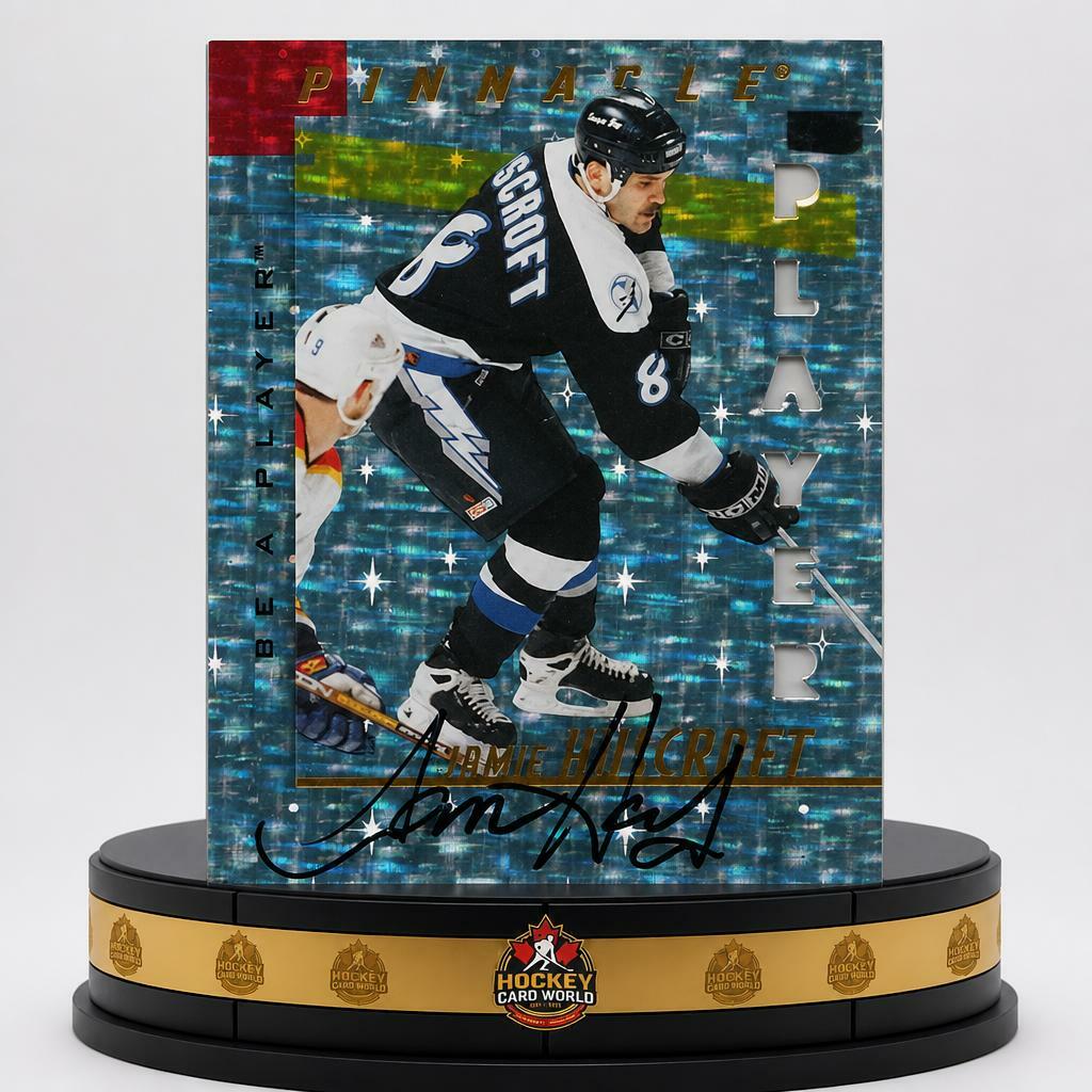 1997-98 Be A Player Jamie Huscroft Prismatic SP Die-Cut /100 Auto V106010