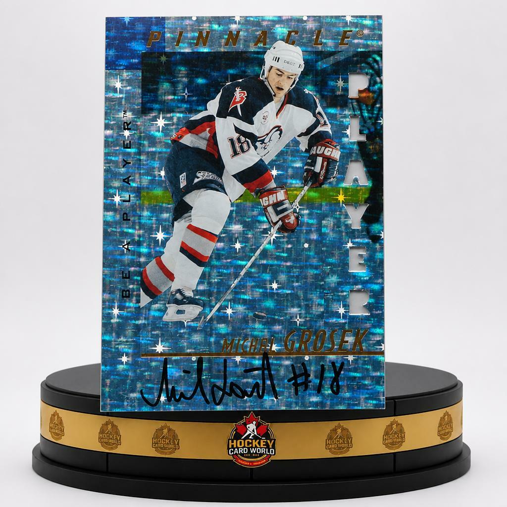 1997-98 Be A Player Michal Grosek Prismatic SP Die-Cut /100 Auto V106015