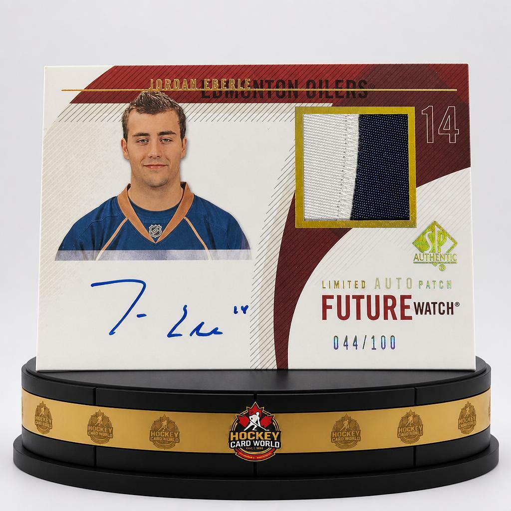 2010-11 SP Authentic Limited Jordan Eberle 44/100 Auto Patch RC V106019