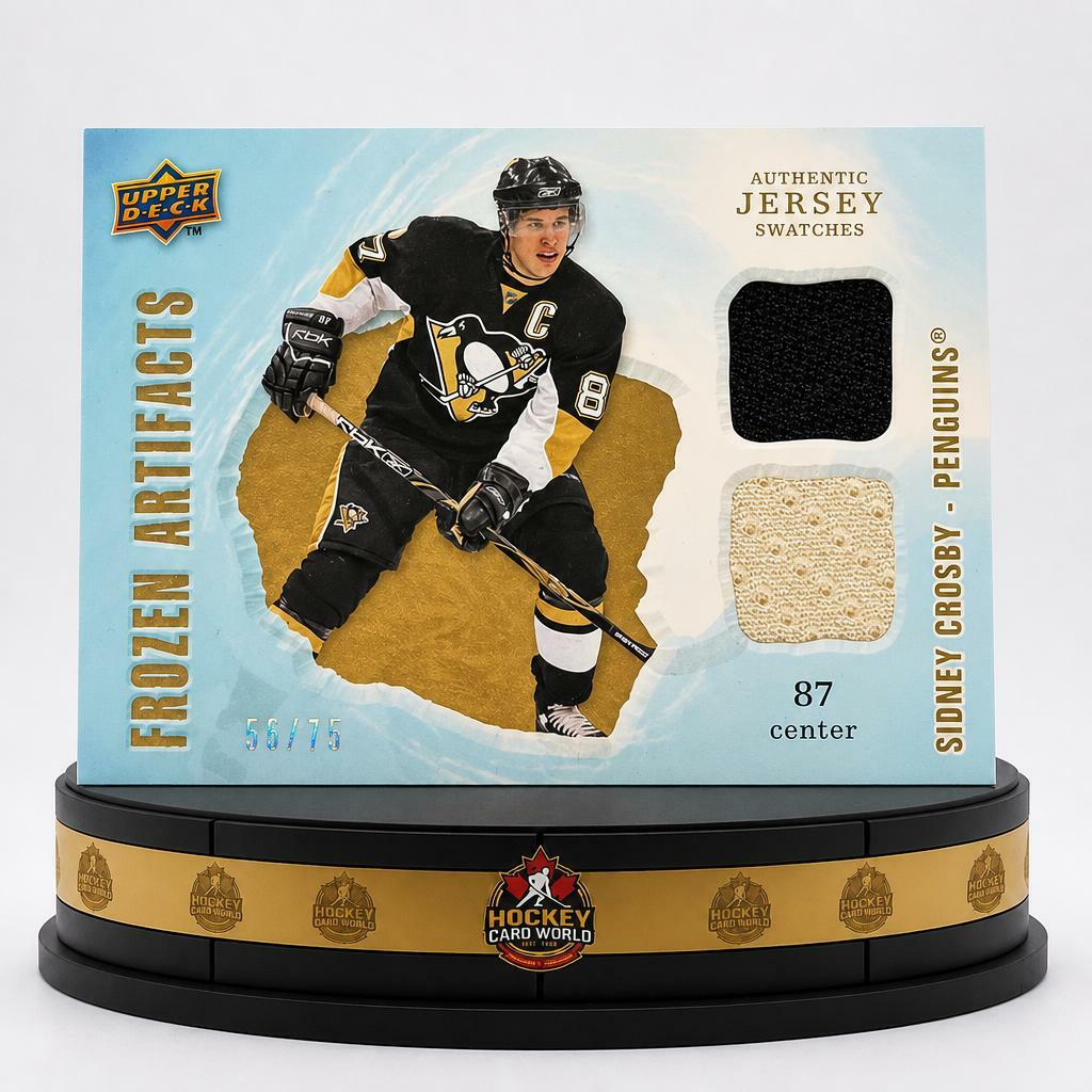 2008-09 Upper Deck Artifacts Frozen Sidney Crosby Dual Jersey V106018