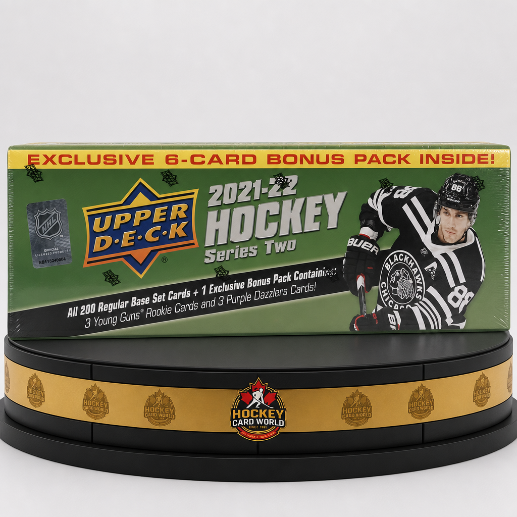 2021-22 Upper Deck Series 2 Hockey Complete Factory Set + Bonus Young Guns
