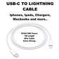 USB-C to Lightning High Speed Cable Iphone, Ipad, Macbooks, Charges and more....