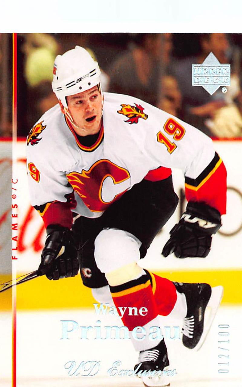 2007-08 Upper Deck Exclusives Parallel #52 Wayne Primeau MINT Hockey NHL 12/100 Flames