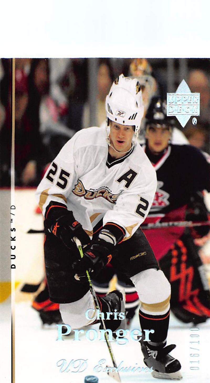 2007-08 Upper Deck Exclusives Parallel #70 Chris Pronger MINT Hockey NHL 16/100 Ducks