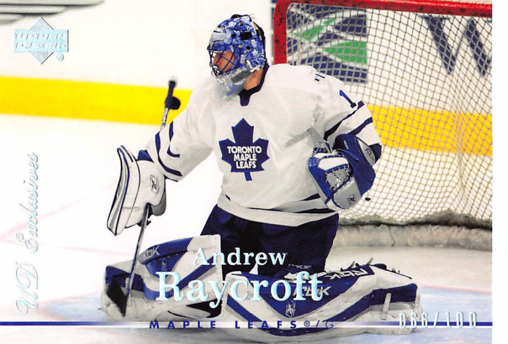 2007-08 Upper Deck Exclusives Parallel #152 Andrew Raycroft MINT Hockey NHL 66/100 Maple Leafs