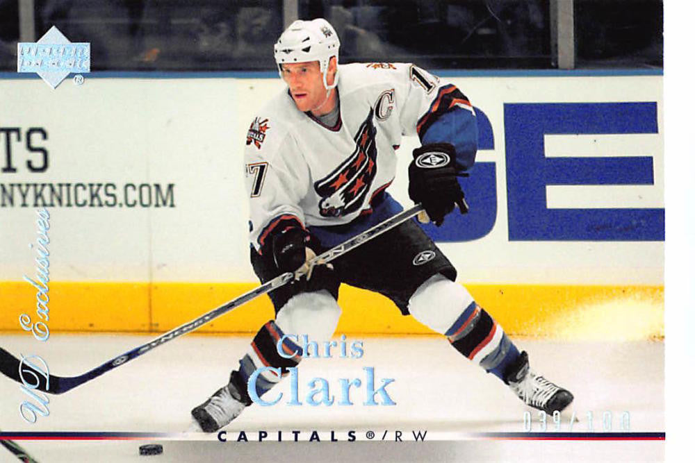 2007-08 Upper Deck Exclusives Parallel #194 Chris Clark MINT Hockey NHL 39/100 Capitals