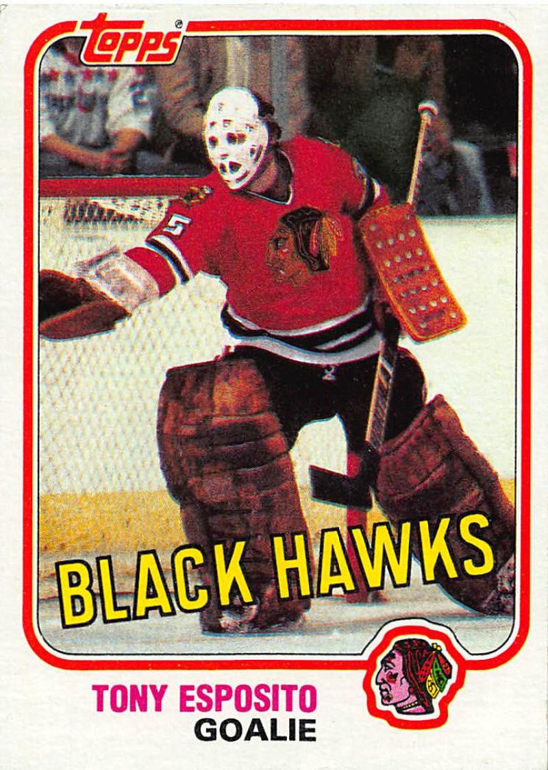 1981-82 Topps #11 Tony Esposito NM-MT Hockey NHL Blackhawks
