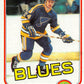 1981-82 Topps #12 Bernie Federko NM-MT Hockey NHL Blues Image 1