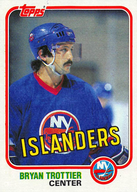1981-82 Topps #41 Bryan Trottier NM-MT Hockey NHL NY Islanders