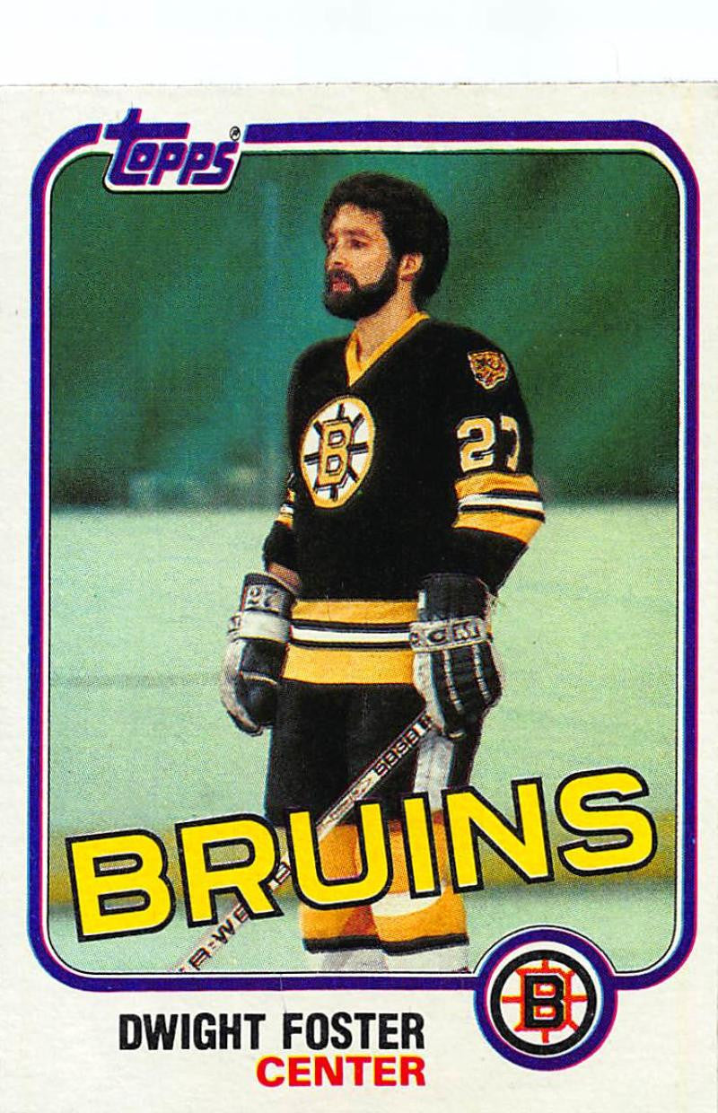 1981-82 Topps #E67 Dwight Foster NM-MT Hockey NHL Bruins