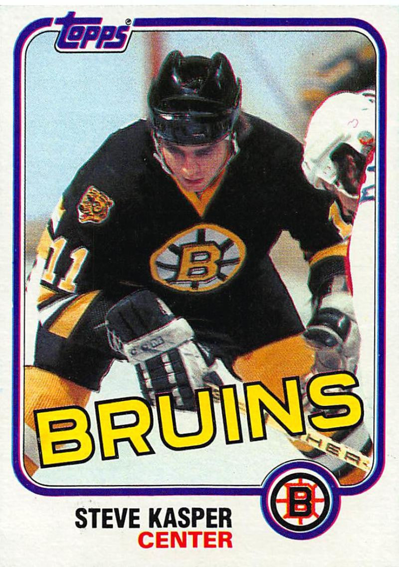 1981-82 Topps #E68 Steve Kasper NM-MT Hockey NHL RC Rookie Bruins
