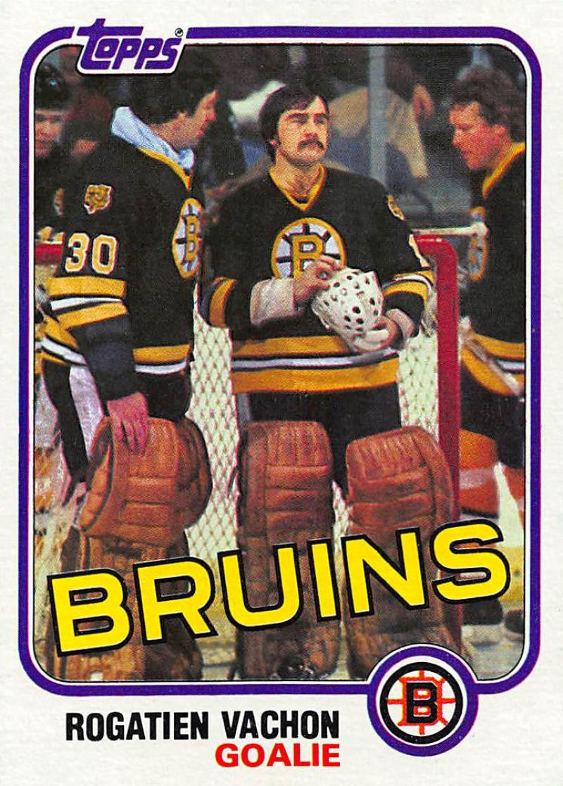 1981-82 Topps #E74 Rogie Vachon NM-MT Hockey NHL Bruins
