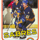 1981-82 Topps #E78 Andre Savard NM-MT Hockey NHL Sabres Image 1