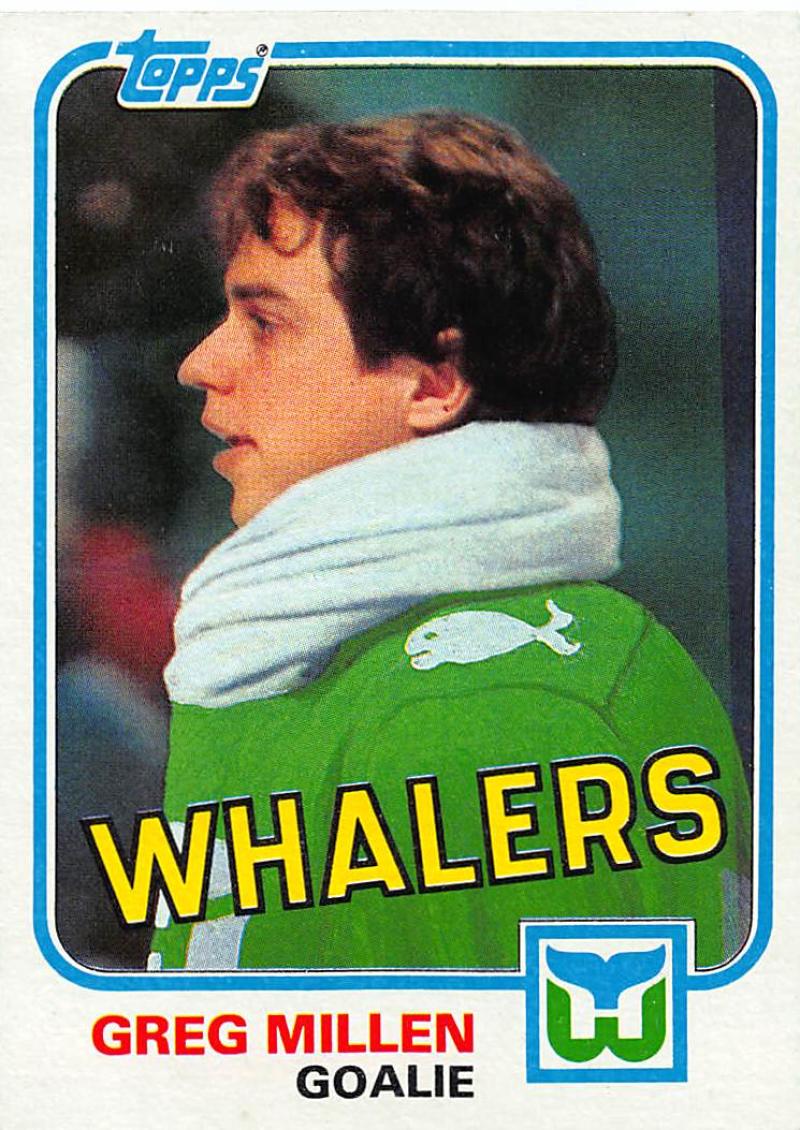 1981-82 Topps #E115 Greg Millen NM-MT Hockey NHL Whalers Image 1