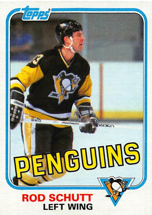 1981-82 Topps #E116 Rod Schutt NM-MT Hockey NHL Penguins