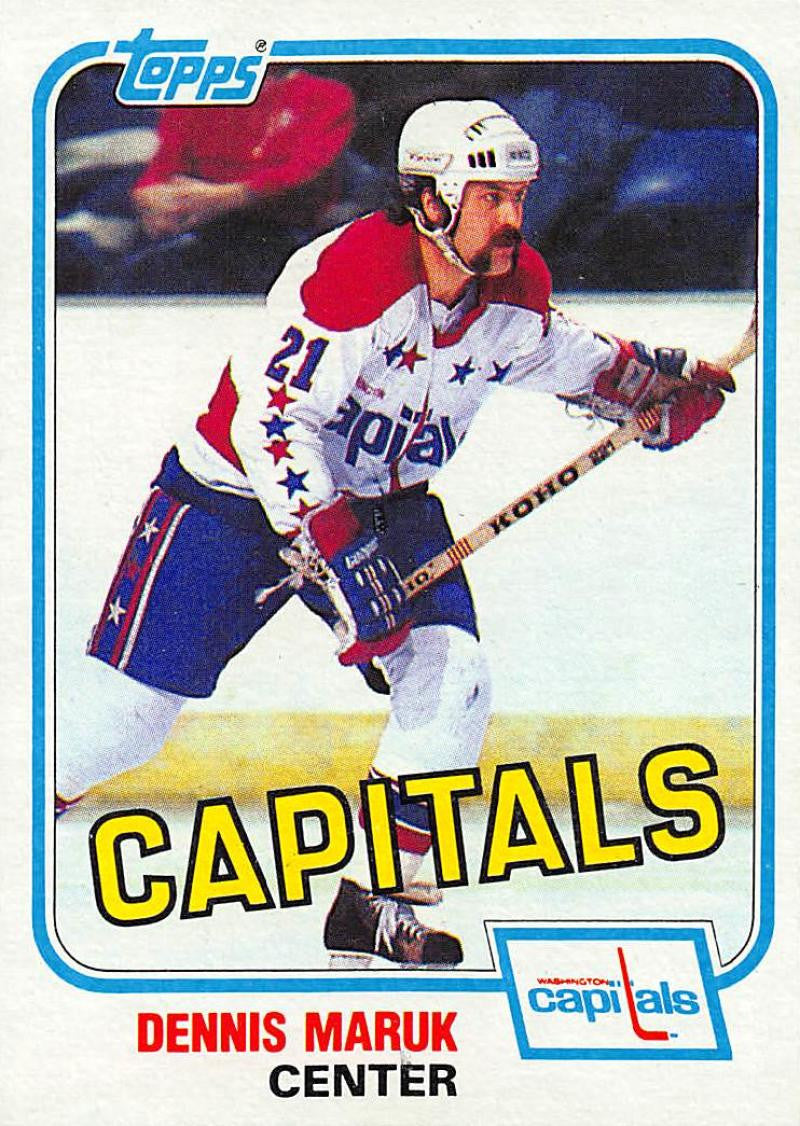 1981-82 Topps #E120 Dennis Maruk NM-MT Hockey NHL Capitals