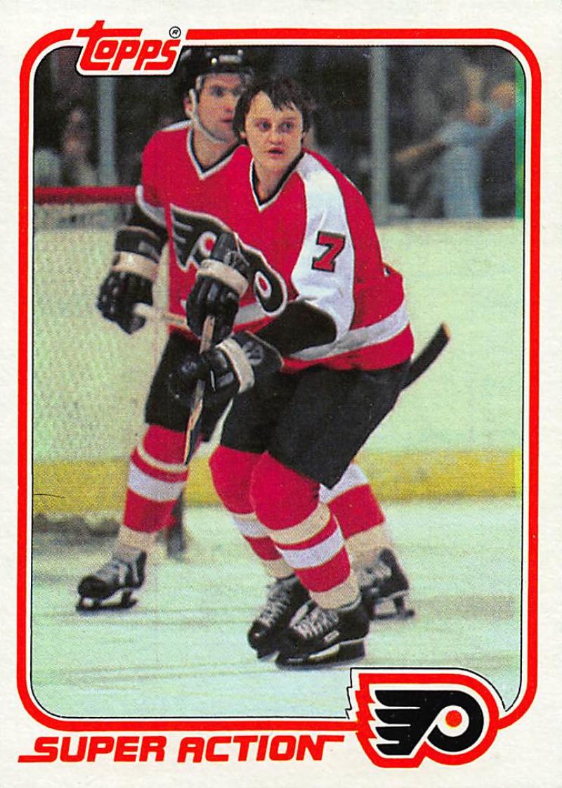 1981-82 Topps #E123 Bill Barber NM-MT Hockey NHL Flyers Image 1