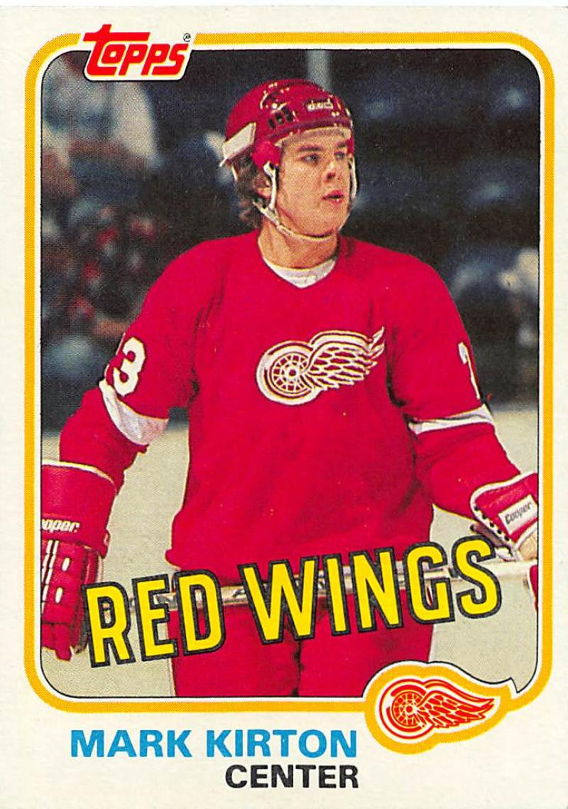 1981-82 Topps #W90 Mark Kirton NM-MT Hockey NHL RC Rookie Red Wings