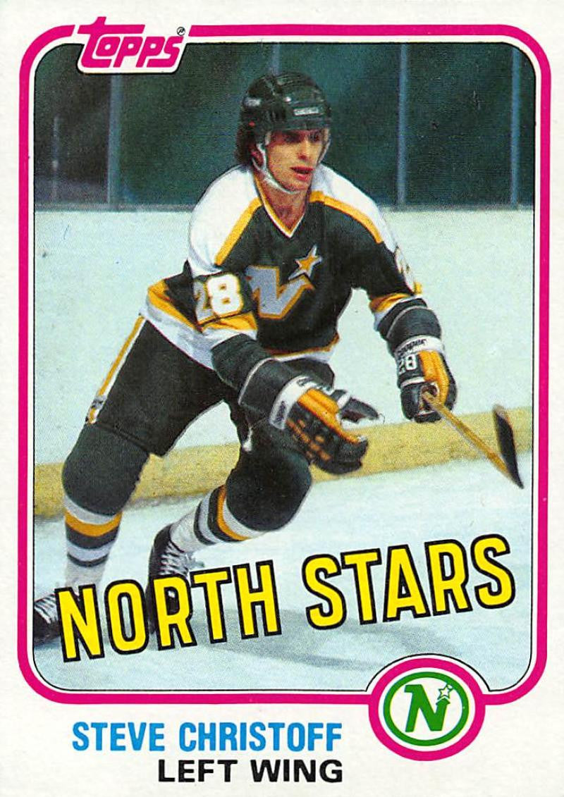 1981-82 Topps #W104 Steve Christoff NM-MT Hockey NHL North Stars