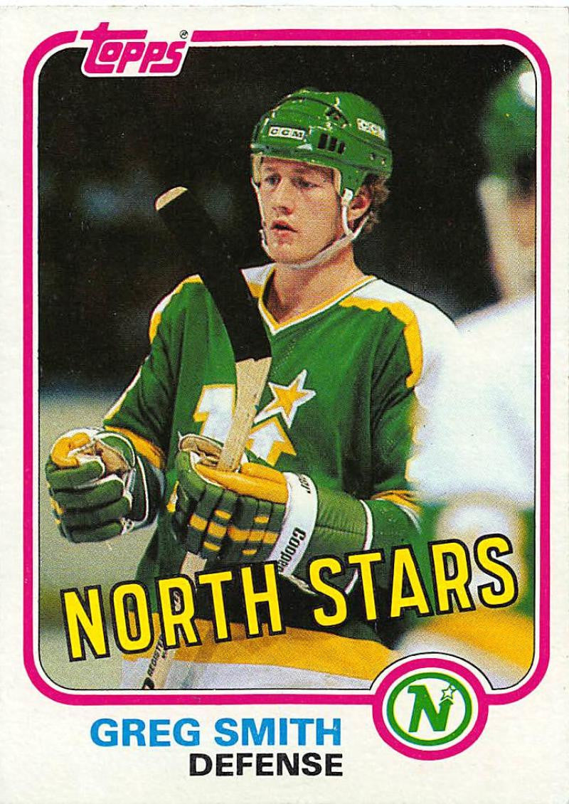 1981-82 Topps #W112 Greg Smith NM-MT Hockey NHL North Stars
