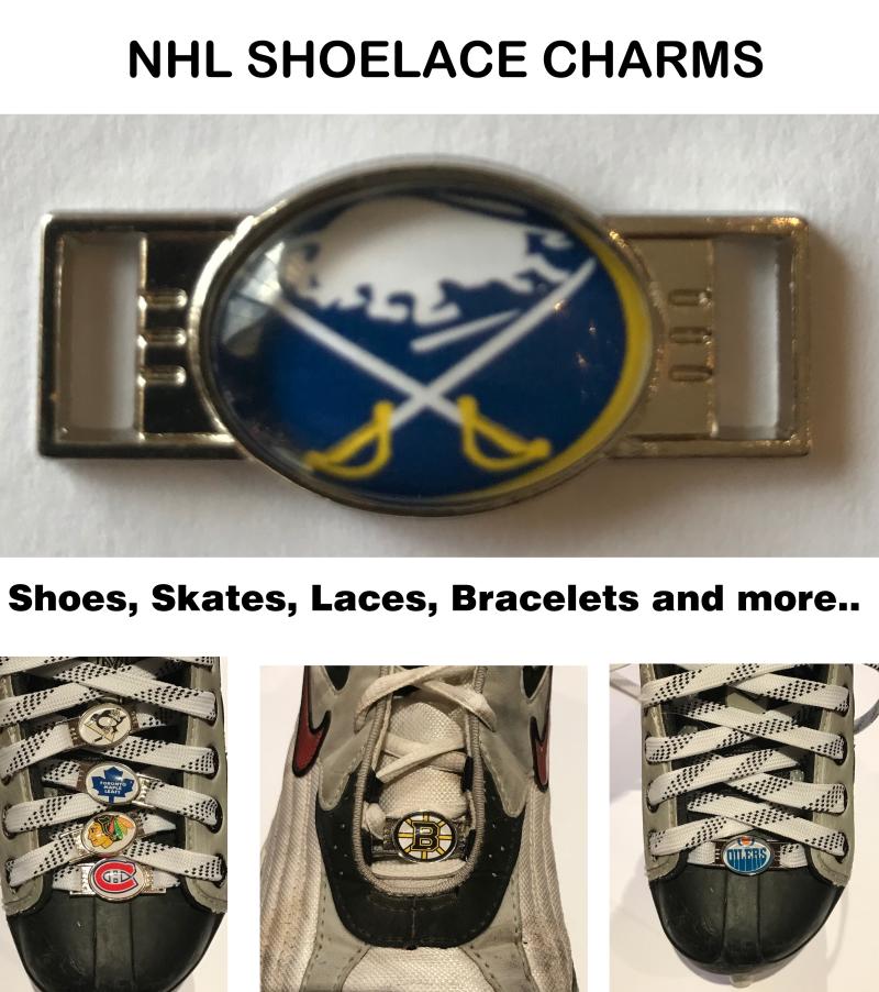 Buffalo Sabres NHL Shoelace Charms for Skates, Shoes, Bracelets etc. Image 1