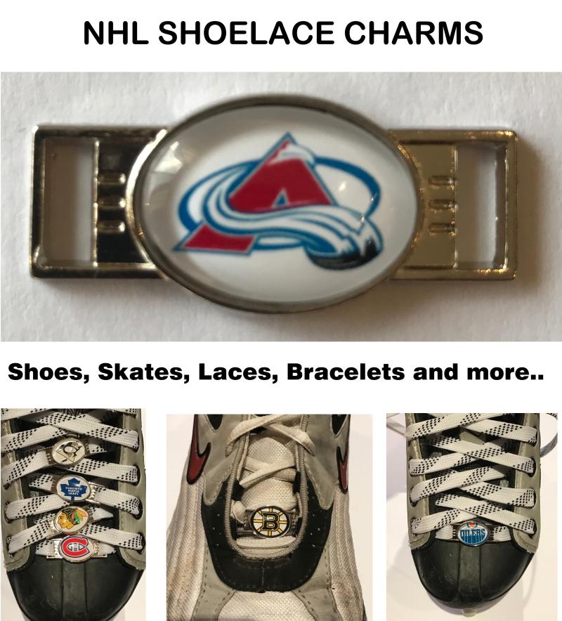 Colorado Avalanche NHL Shoelace Charms for Skates, Shoes, Bracelets etc. Image 1