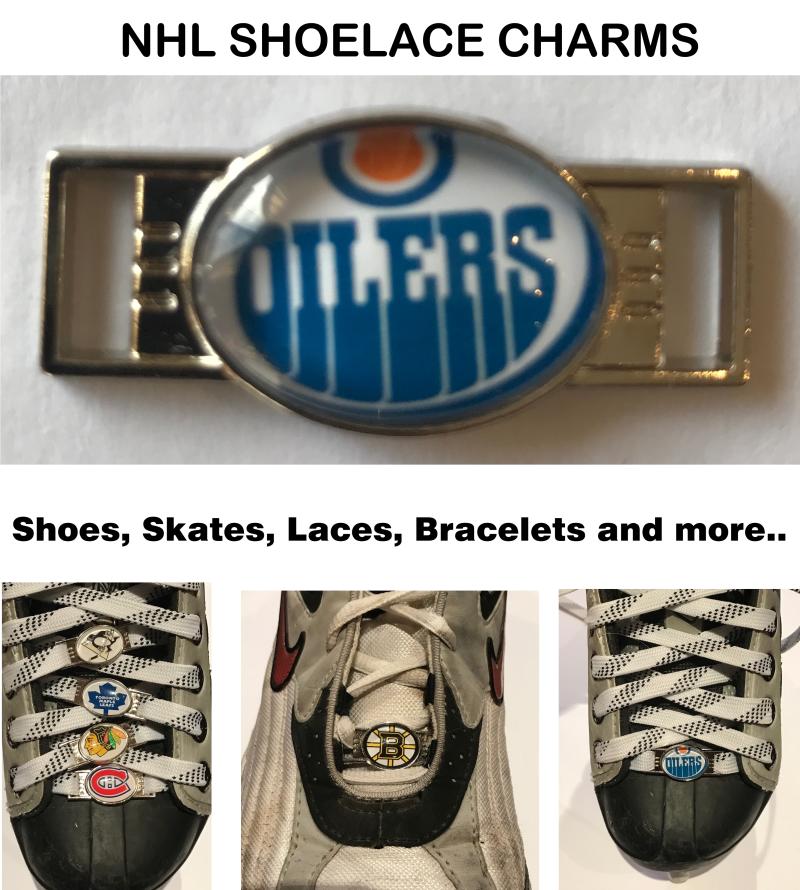 Edmonton Oilers NHL Shoelace Charms for Skates, Shoes, Bracelets etc. Image 1