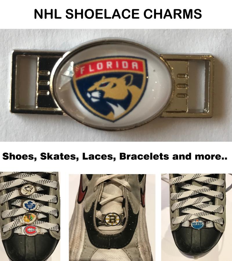 Florida Panthers NHL Shoelace Charms for Skates, Shoes, Bracelets etc. Image 1