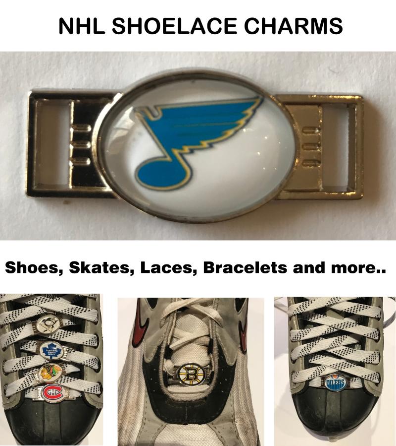 St. Louis Blues NHL Shoelace Charms for Skates, Shoes, Bracelets etc. Image 1