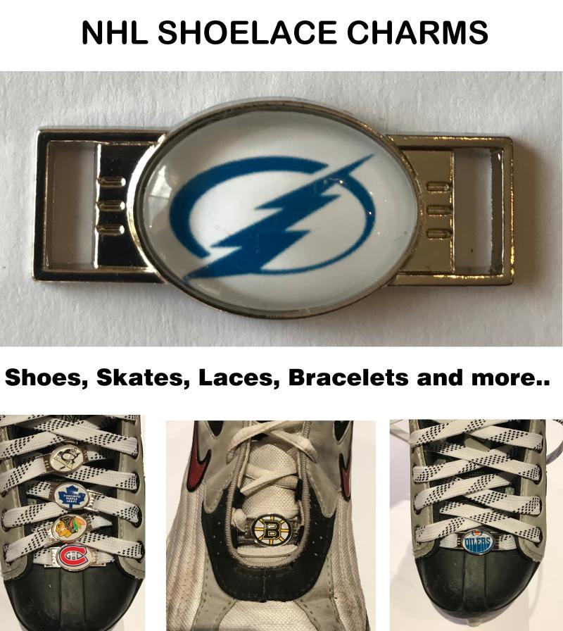 Tampa Bay Lightning NHL Shoelace Charms for Skates, Shoes, Bracelets etc. Image 1
