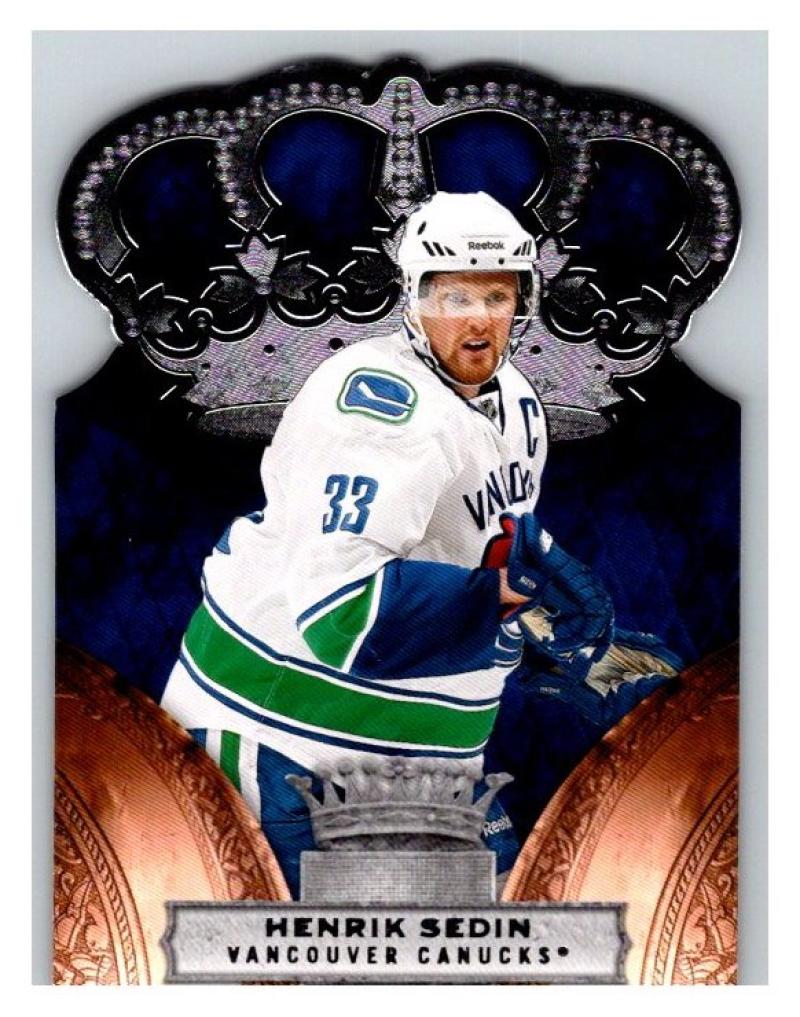 2010-11 Crown Royale #95 Henrik Sedin NM-MT Hockey NHL Canucks Image 1